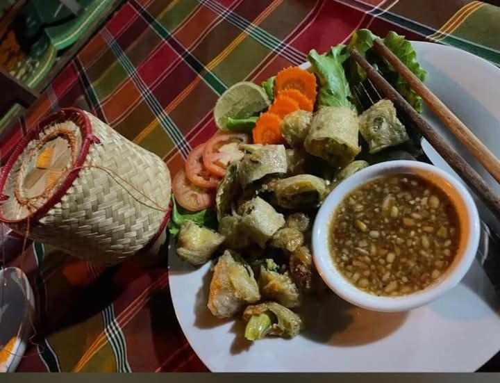 Champa Guesthouse Muang Không 외부 사진